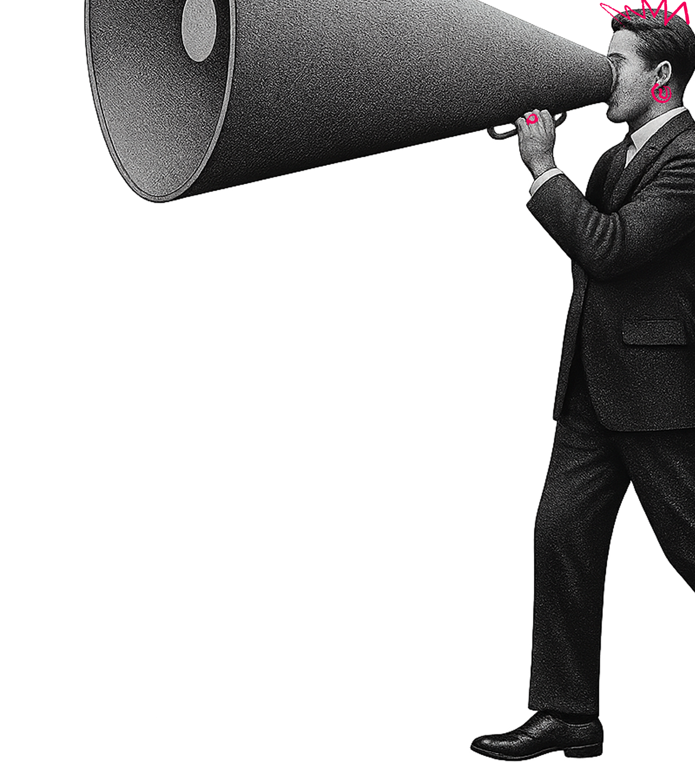 Homem Megafone